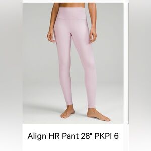 Pink High-Rise Leggings